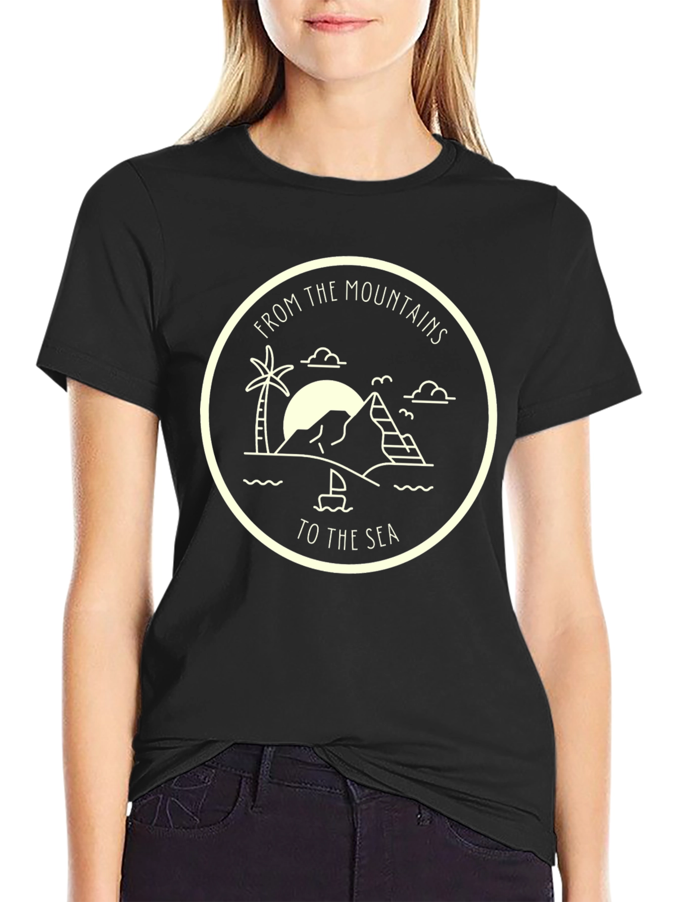 Mountains to Sea Graphic Tee