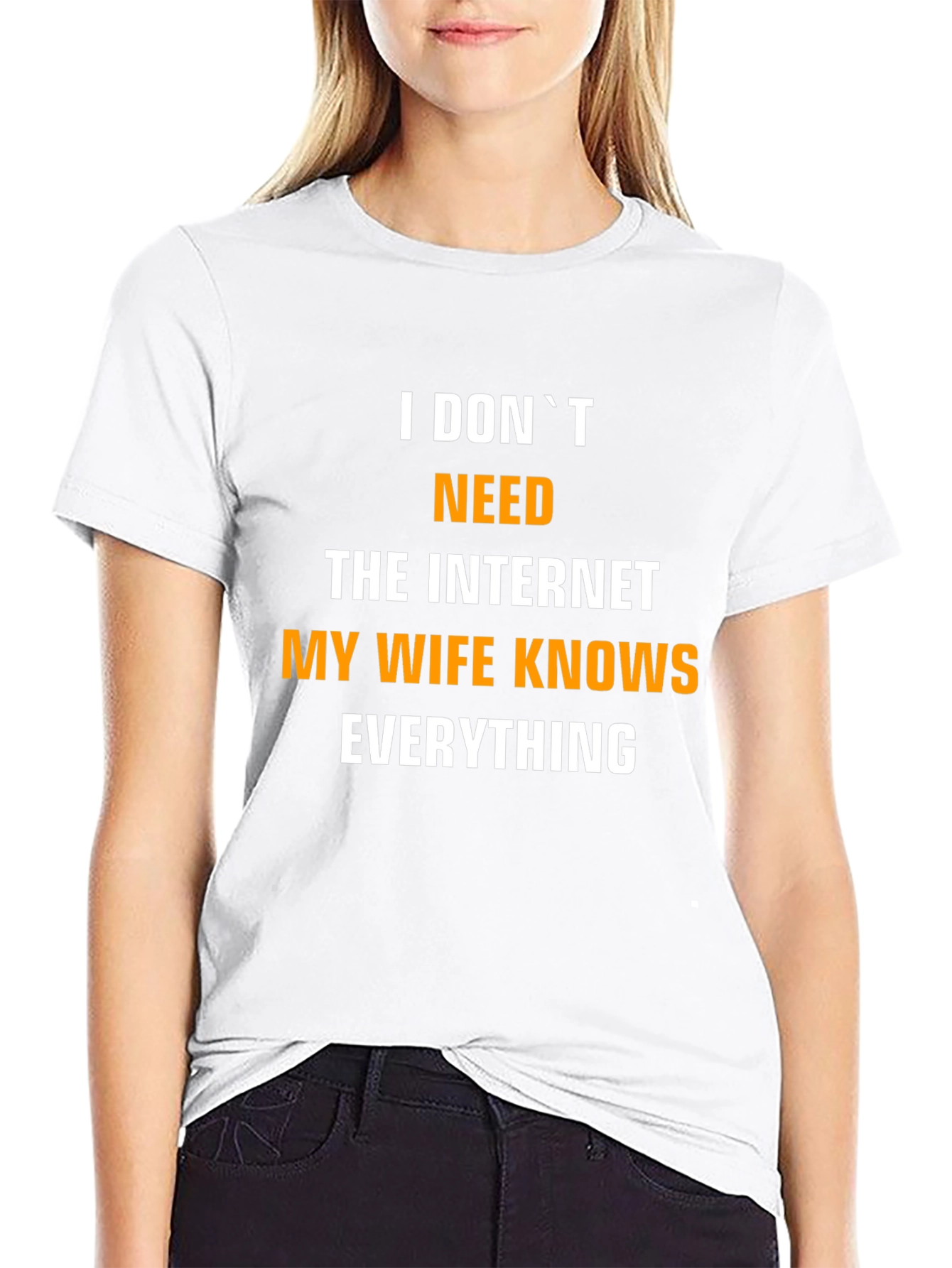 Funny My Wife Knows Everything Mens T-Shirt
