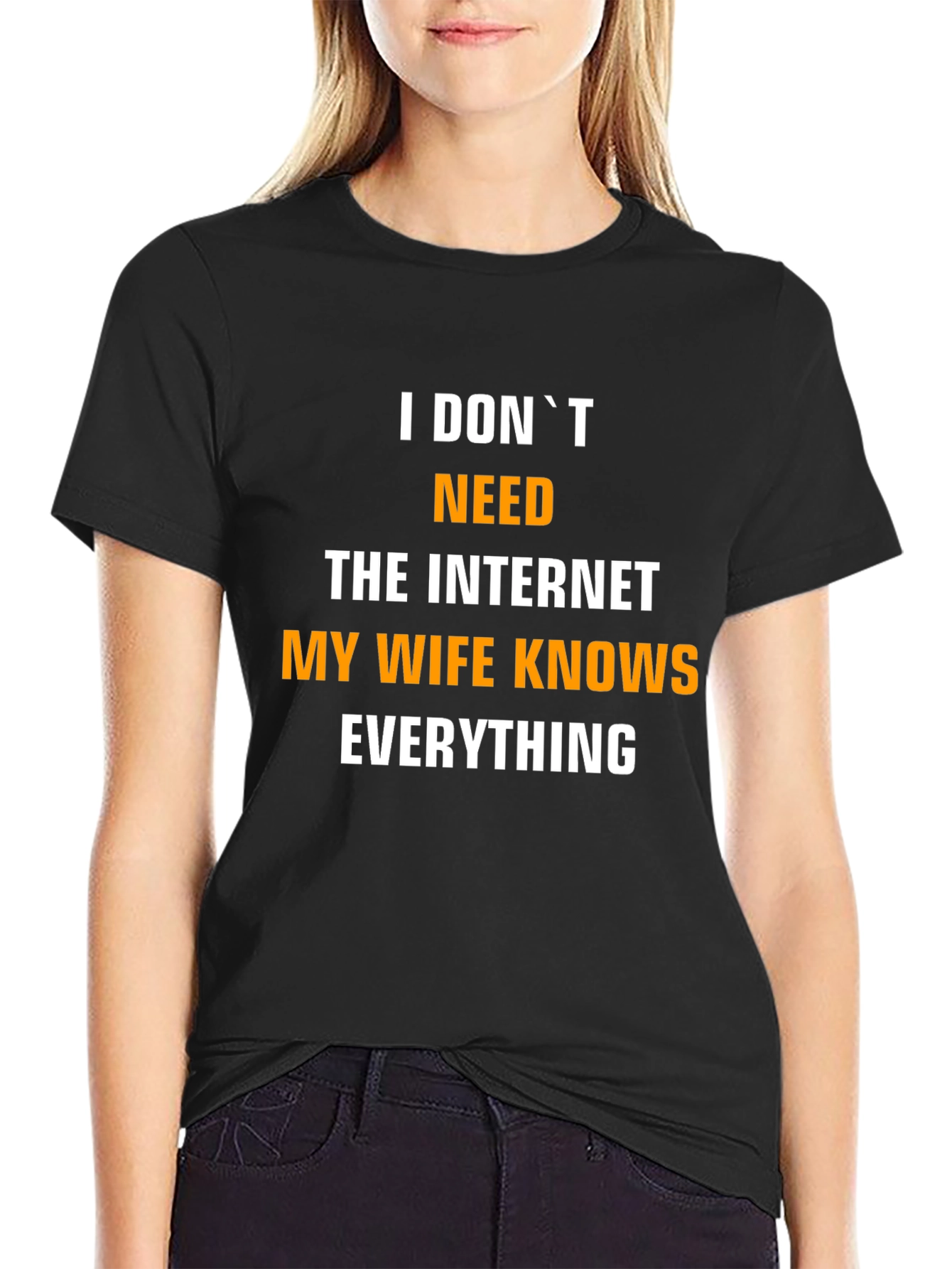 Funny My Wife Knows Everything Mens T-Shirt