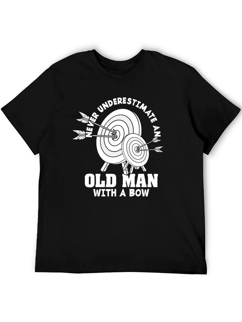 Old Man With a Bow T-Shirt