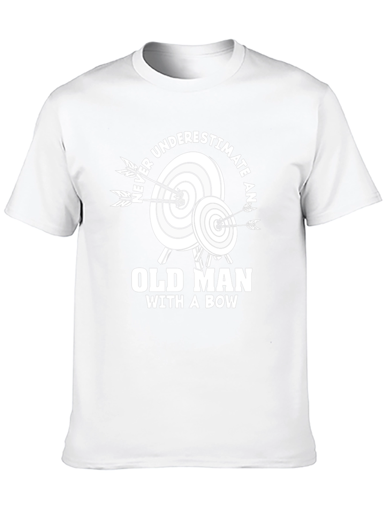 Old Man With a Bow T-Shirt