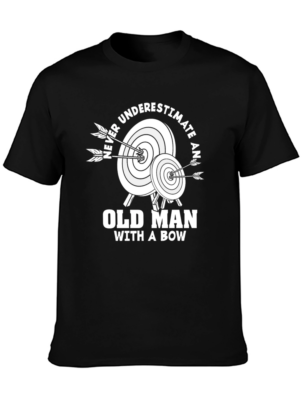 Old Man With a Bow T-Shirt