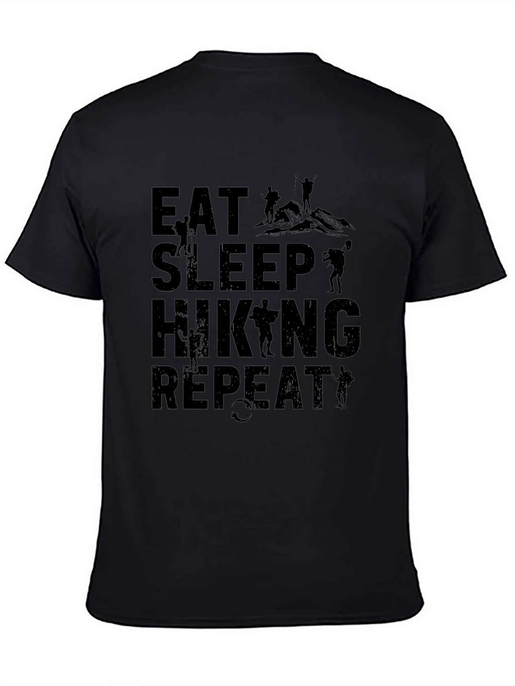 Eat Sleep Hiking Repeat Graphic Tee