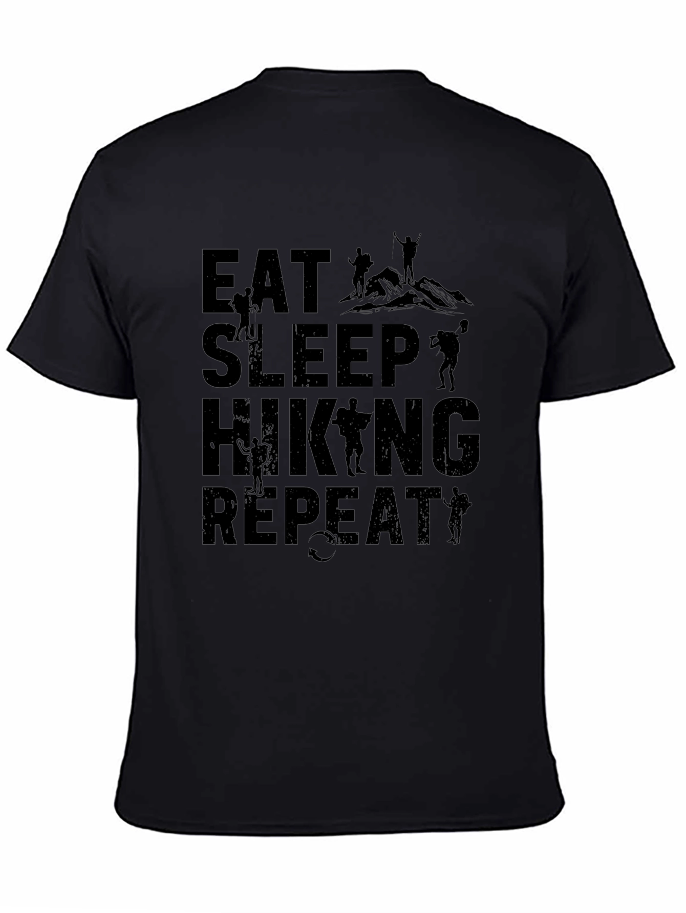 Eat Sleep Hiking Repeat Graphic Tee
