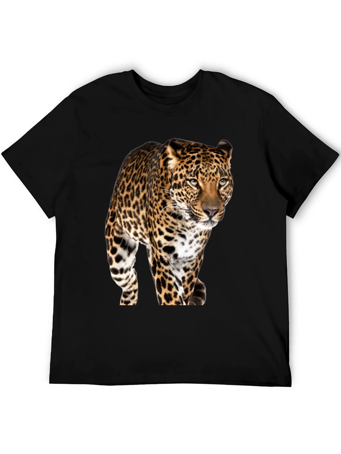 Jaguar Graphic Print Black T-Shirt