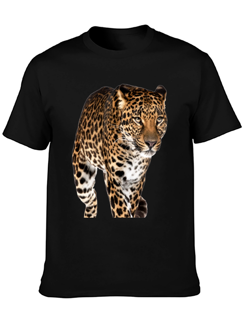 Jaguar Graphic Print Black T-Shirt