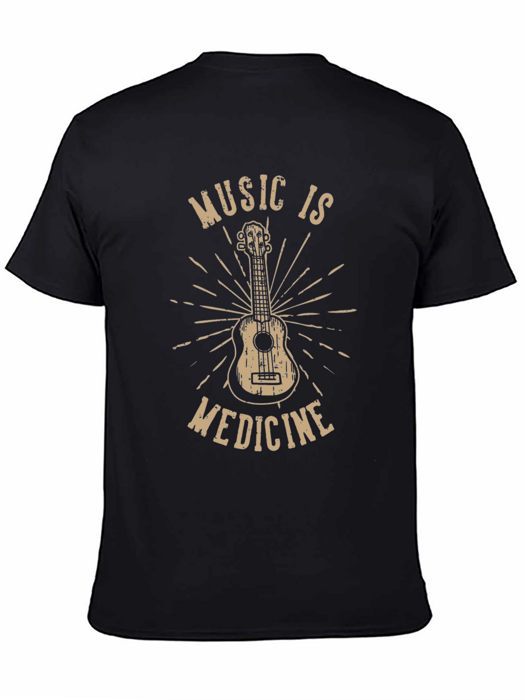 Music is Medicine Ukulele Graphic Tee
