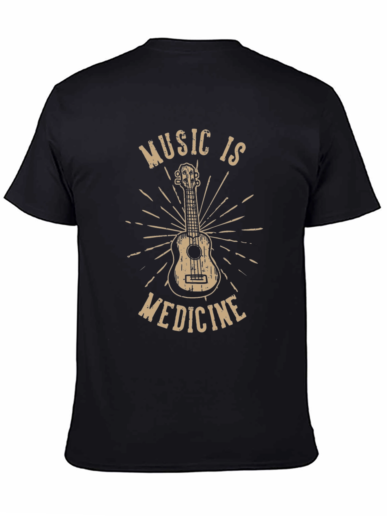 Music is Medicine Ukulele Graphic Tee