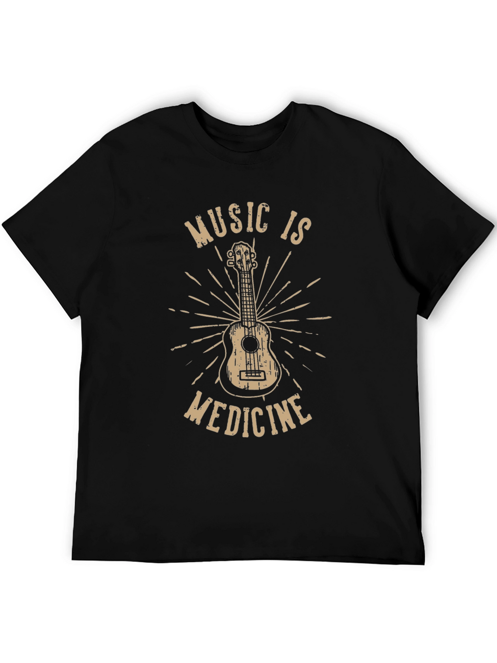 Music is Medicine Ukulele Graphic Tee