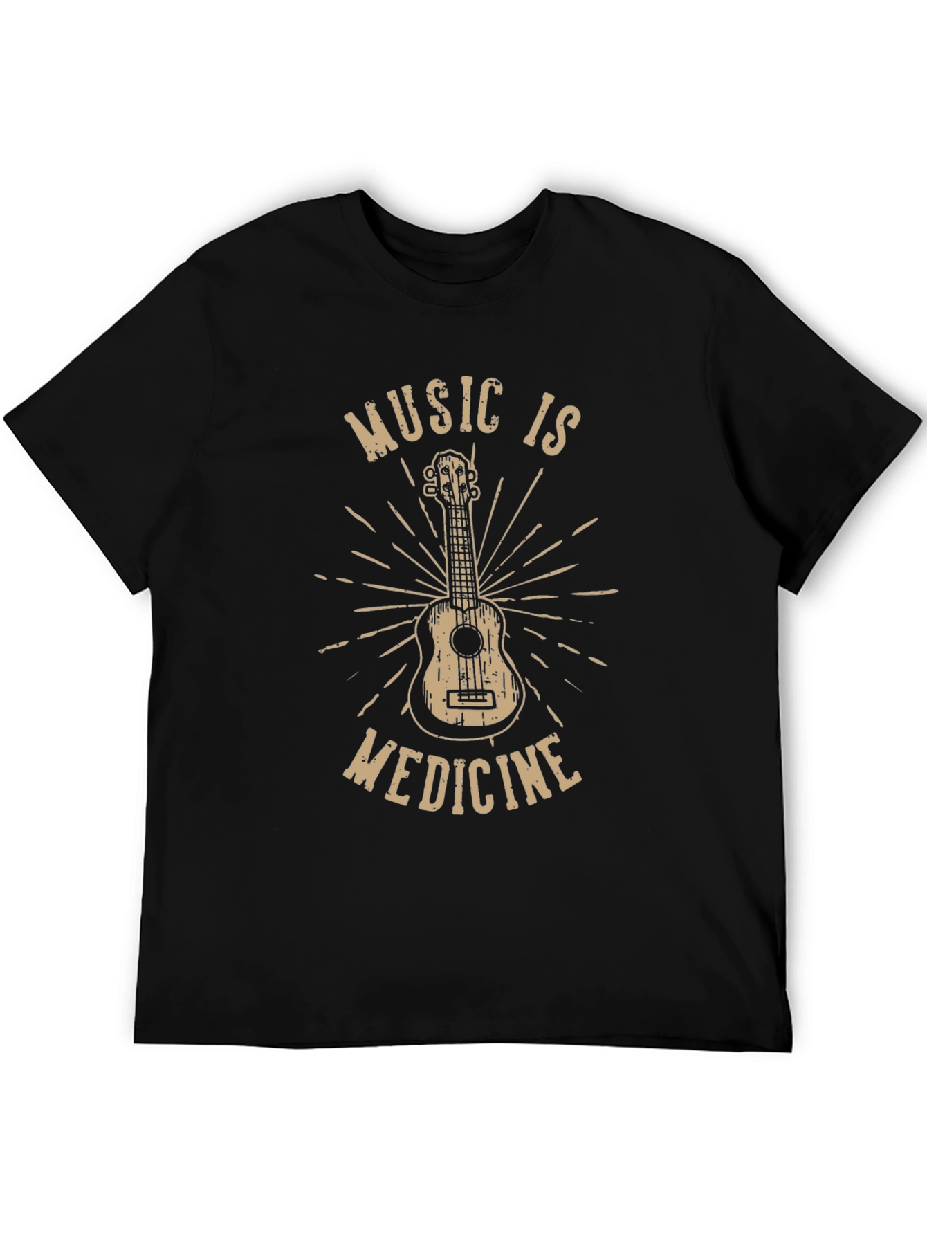 Music is Medicine Ukulele Graphic Tee