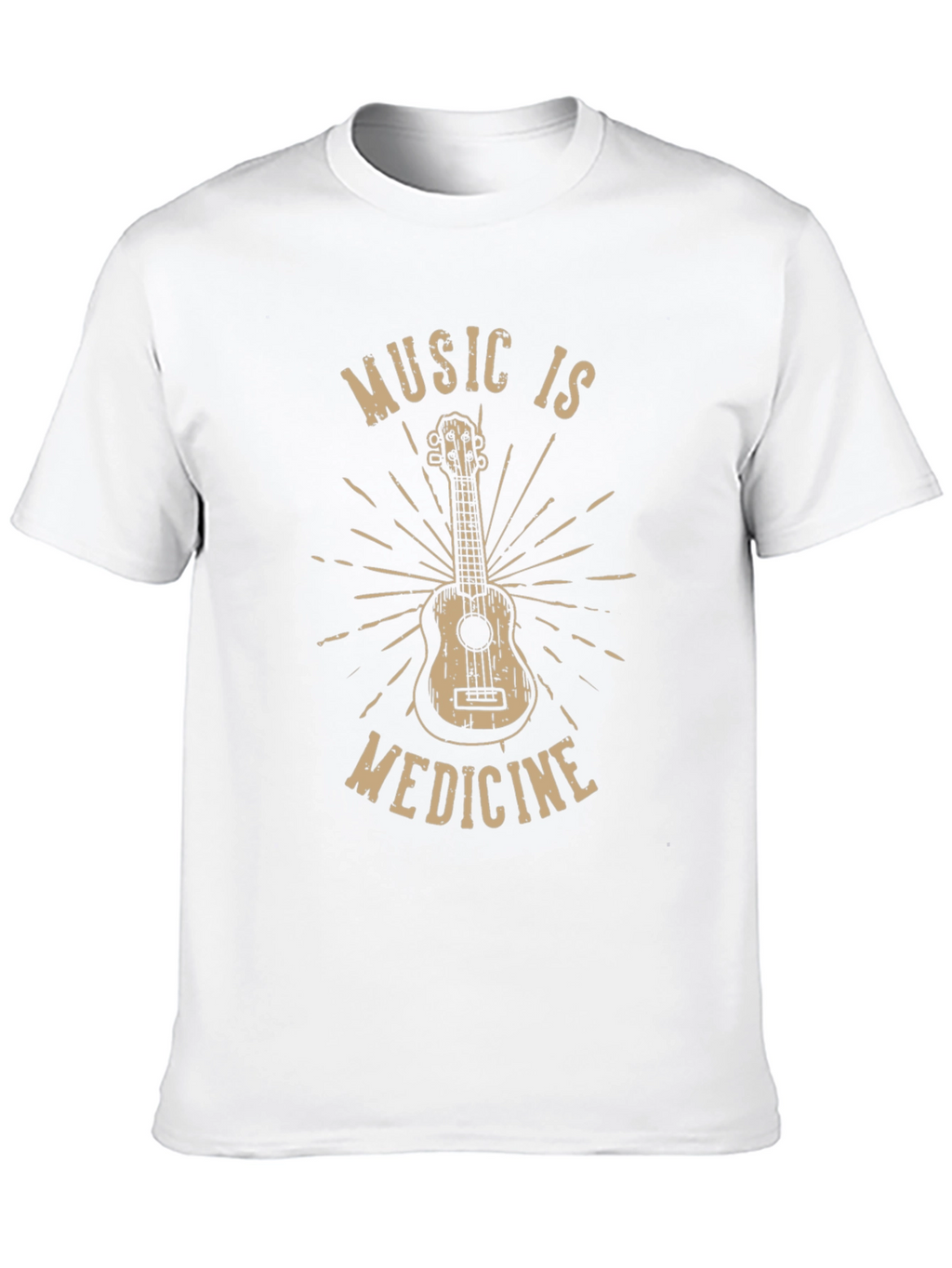 Music is Medicine Ukulele Graphic Tee