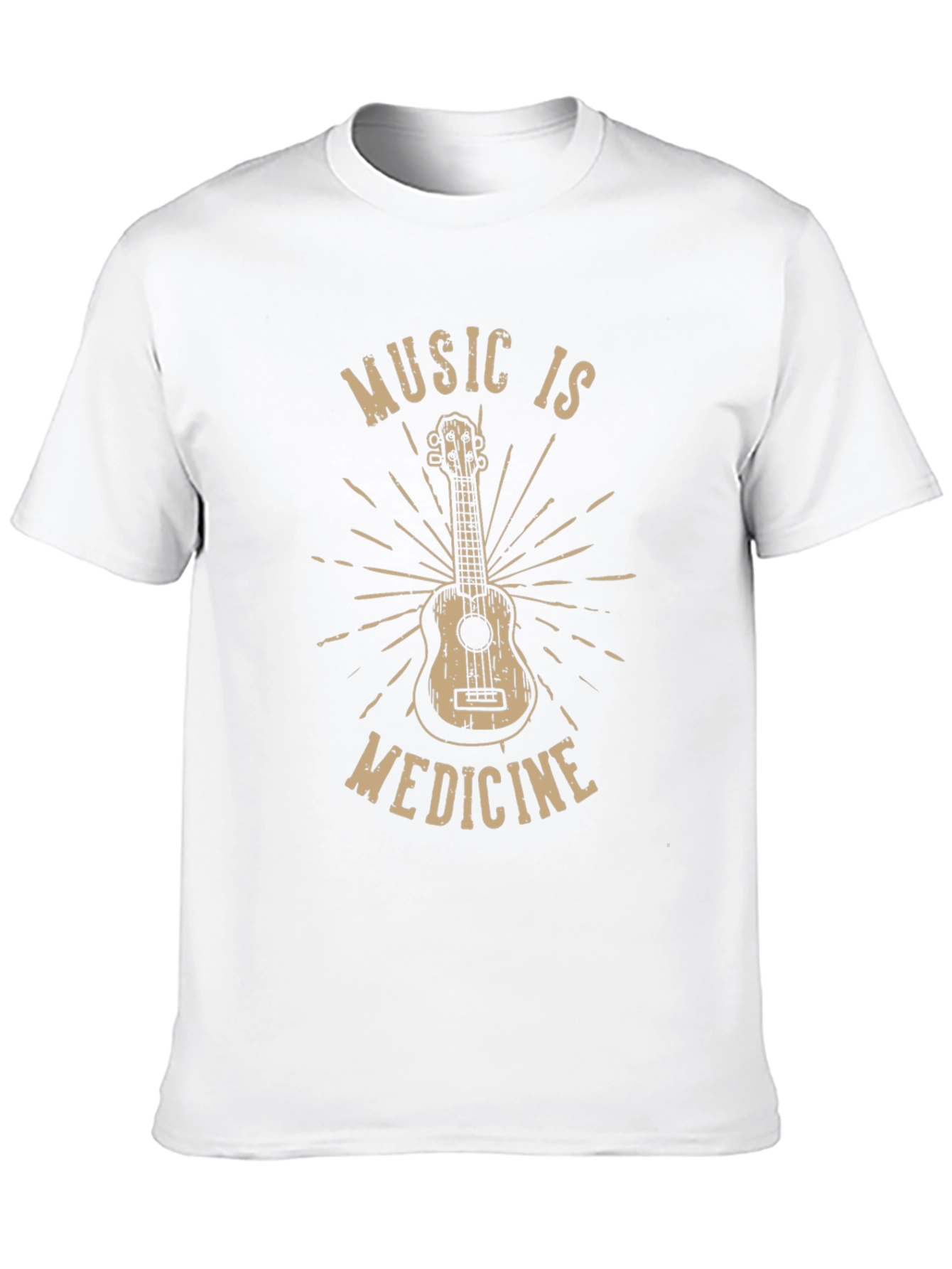 Music is Medicine Ukulele Graphic Tee