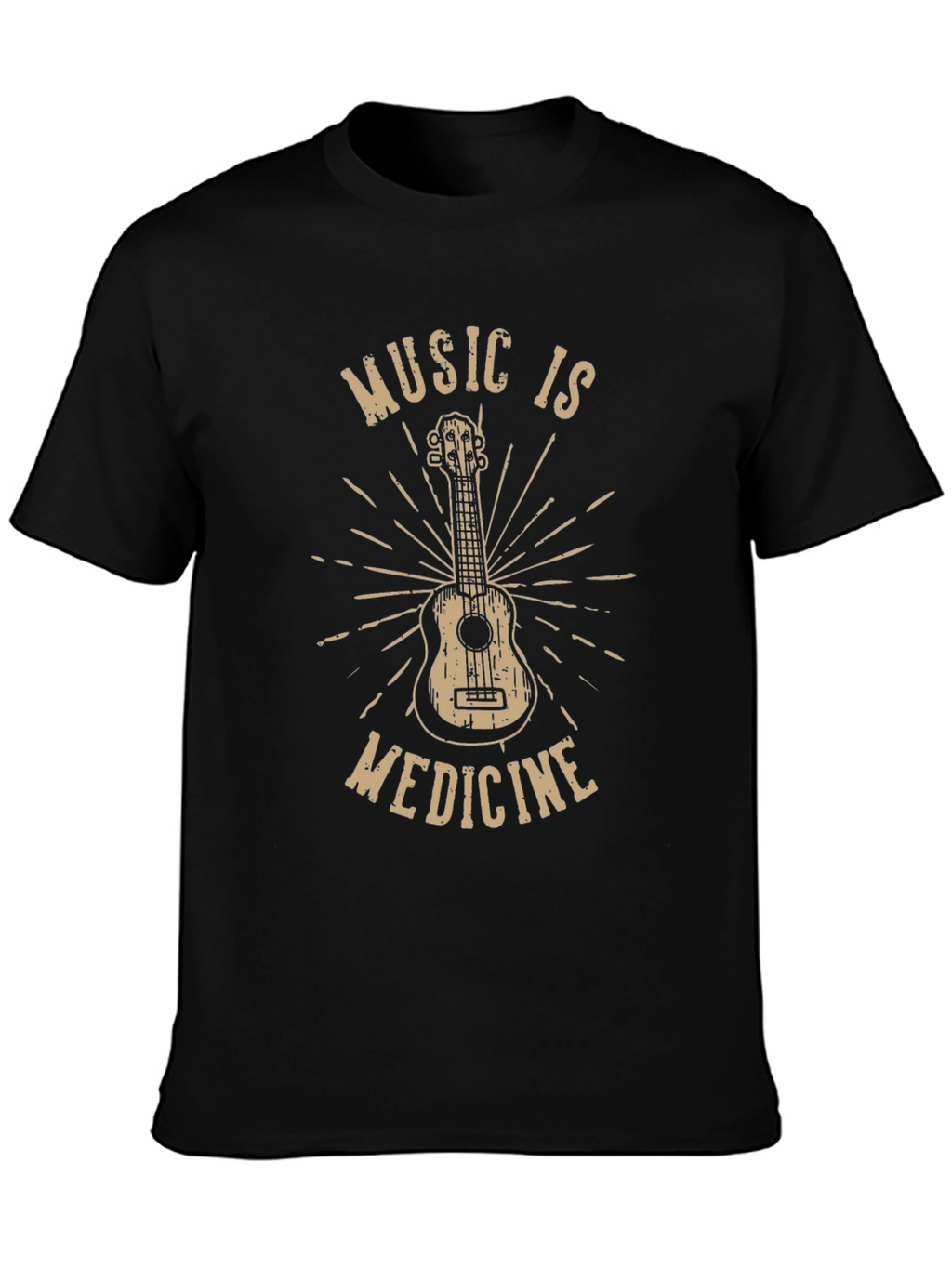 Music is Medicine Ukulele Graphic Tee