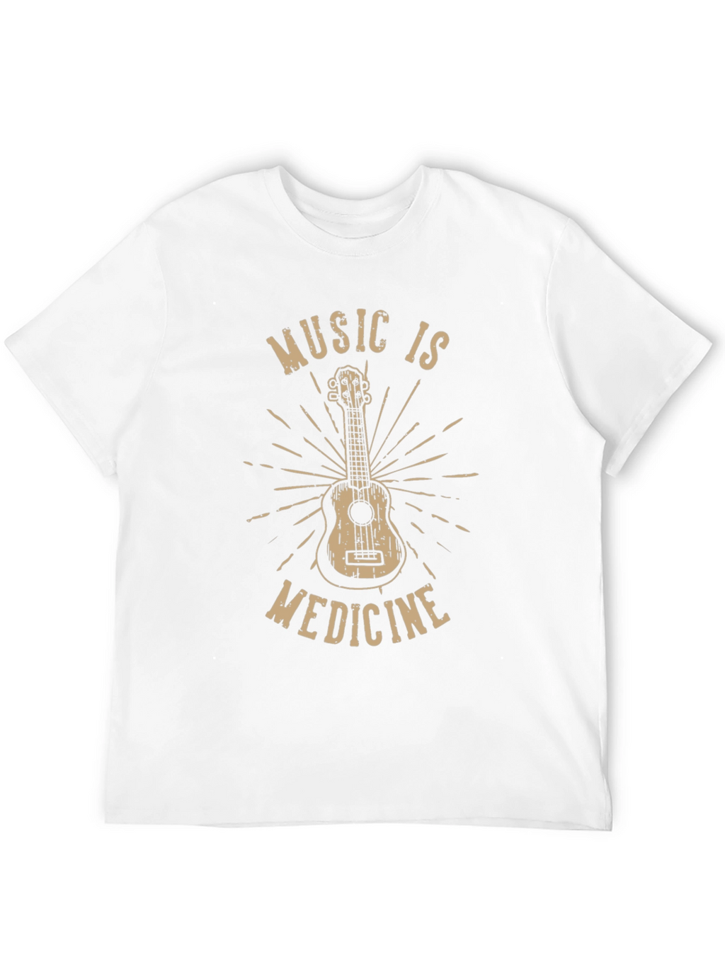 Music is Medicine Ukulele Graphic Tee