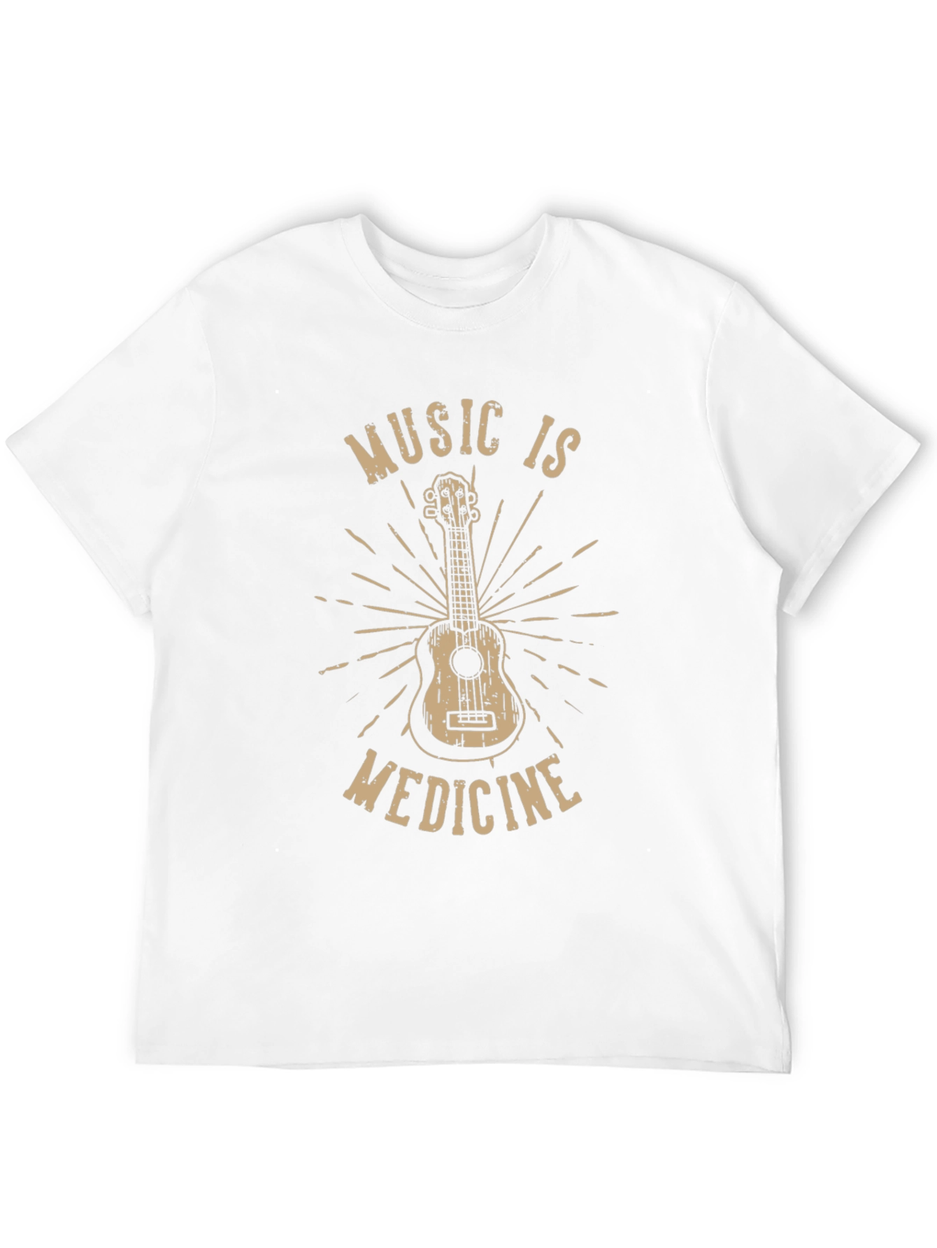 Music is Medicine Ukulele Graphic Tee