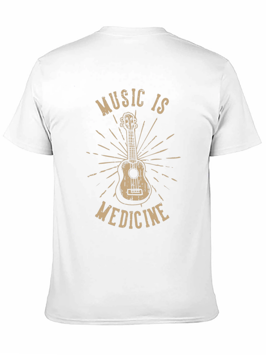 Music is Medicine Ukulele Graphic Tee