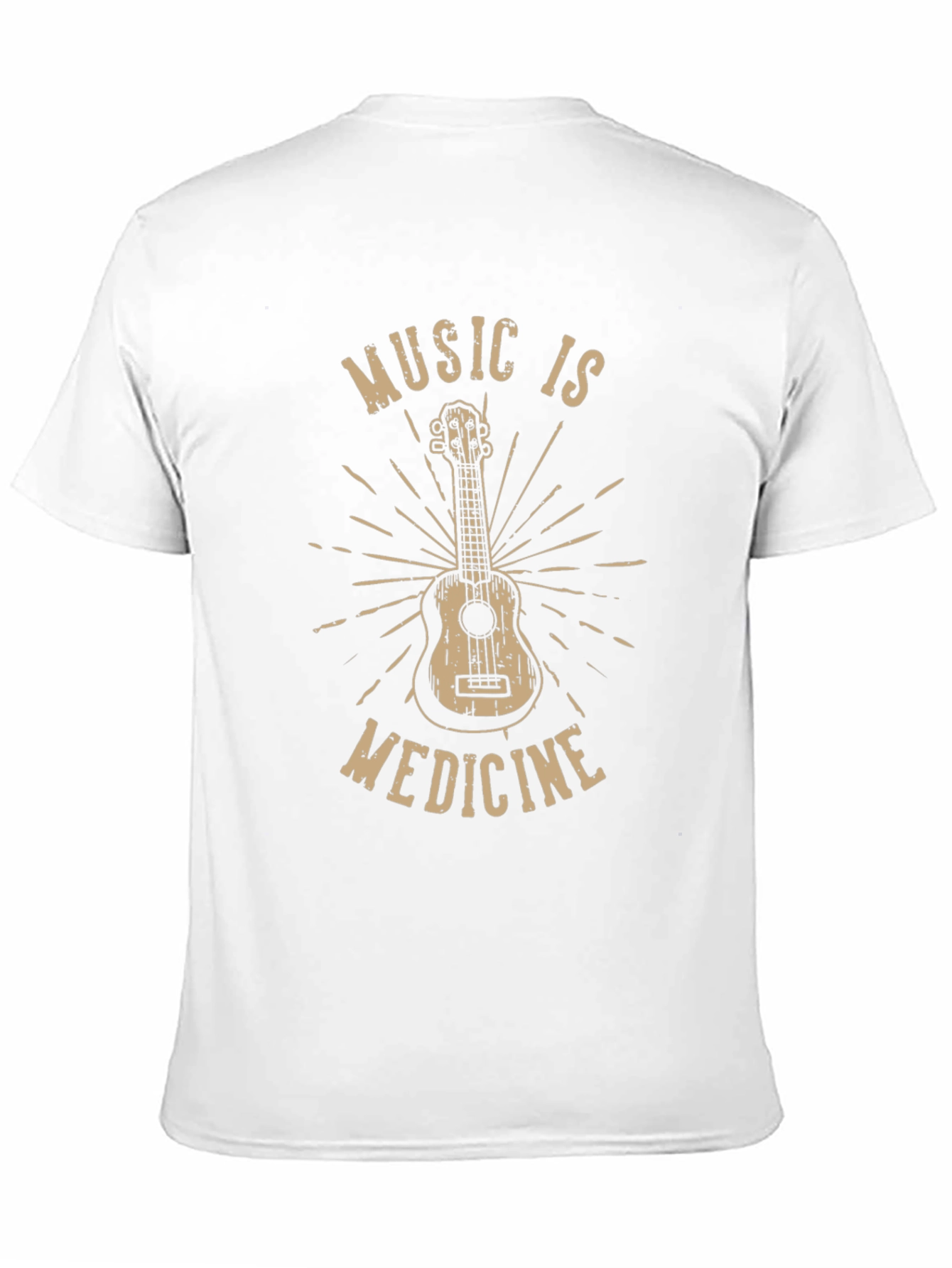 Music is Medicine Ukulele Graphic Tee