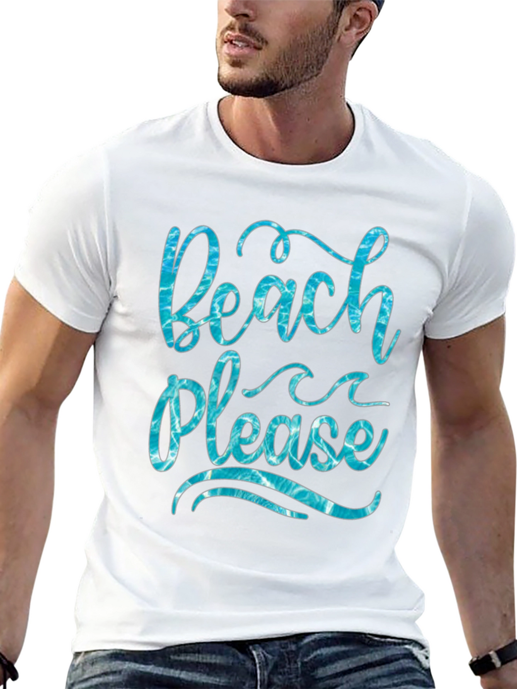 Beach Please Graphic Tee - Summer Ready!