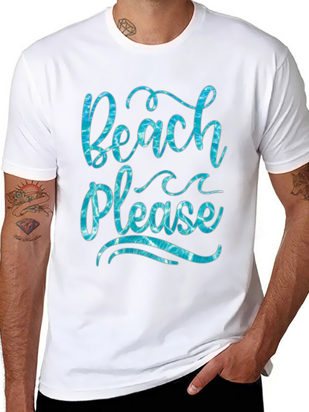Beach Please Graphic Tee - Summer Ready!