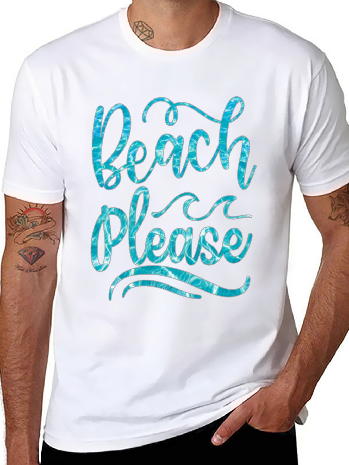 Beach Please Graphic Tee - Summer Ready!