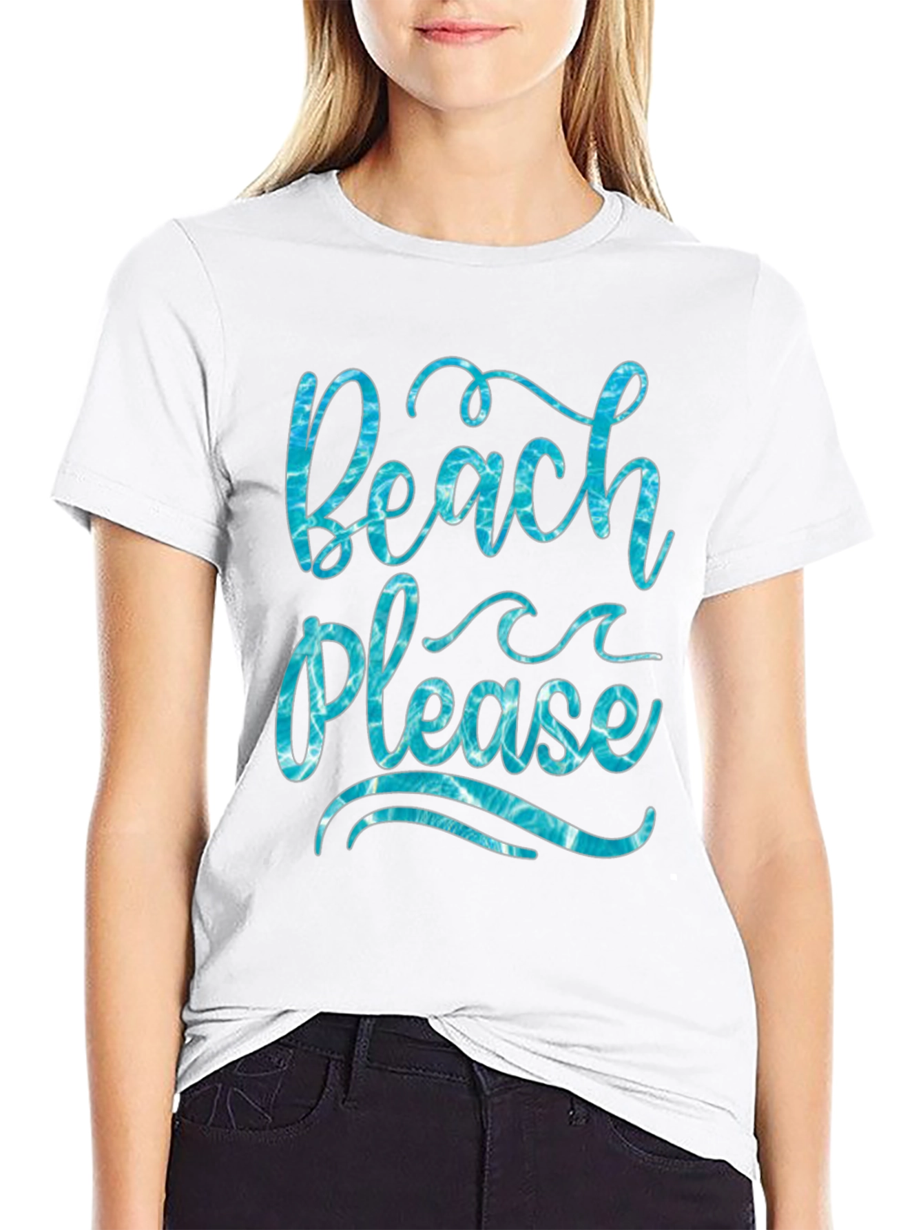 Beach Please Graphic Tee - Summer Ready!