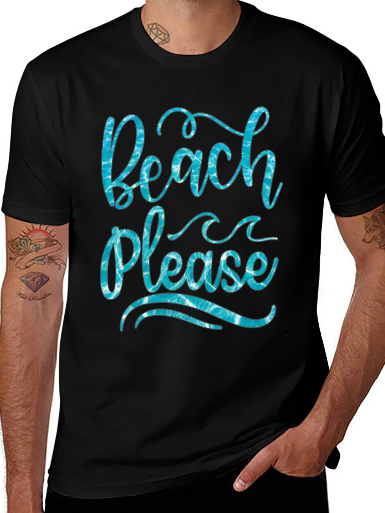 Beach Please Graphic Tee - Summer Ready!