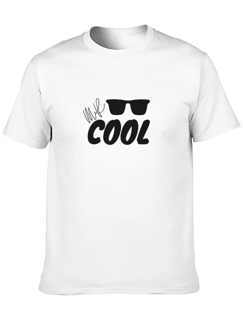 Mr. Cool Graphic Black T-Shirt