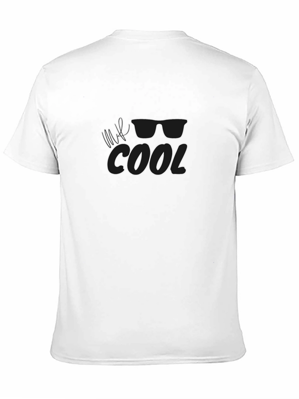 Mr. Cool Graphic Black T-Shirt