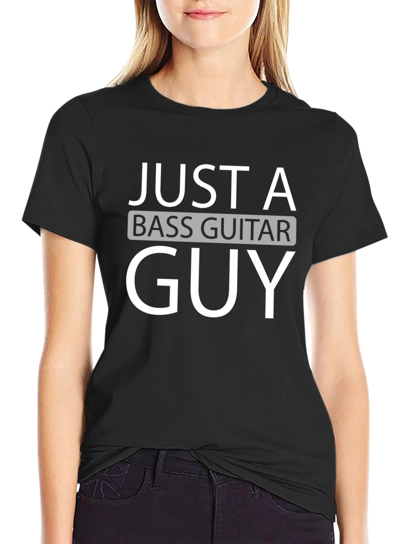 Bass Guitar Guy T-Shirt - Music Lover Tee