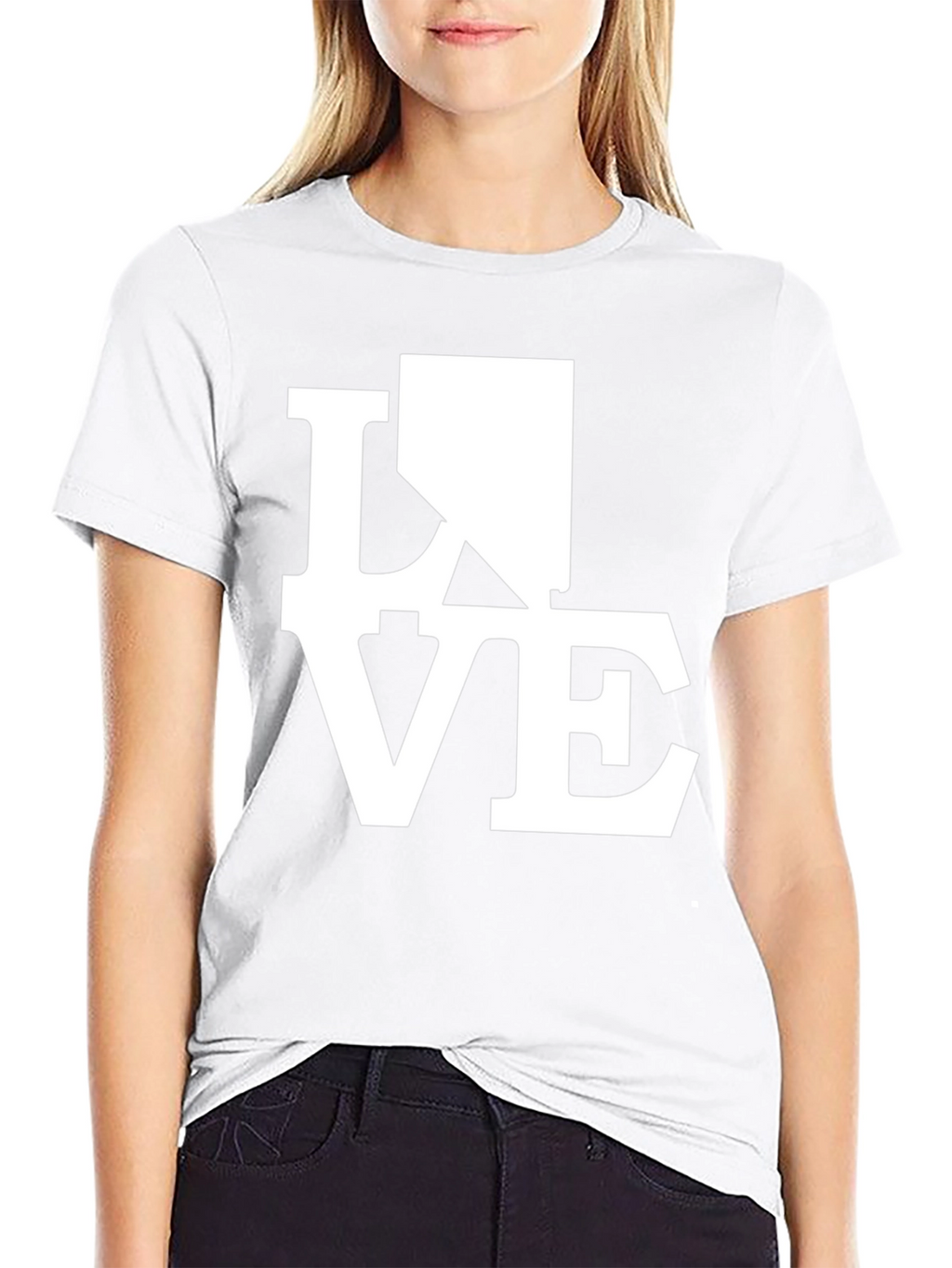 Nevada LOVE State Pride T-Shirt - Black