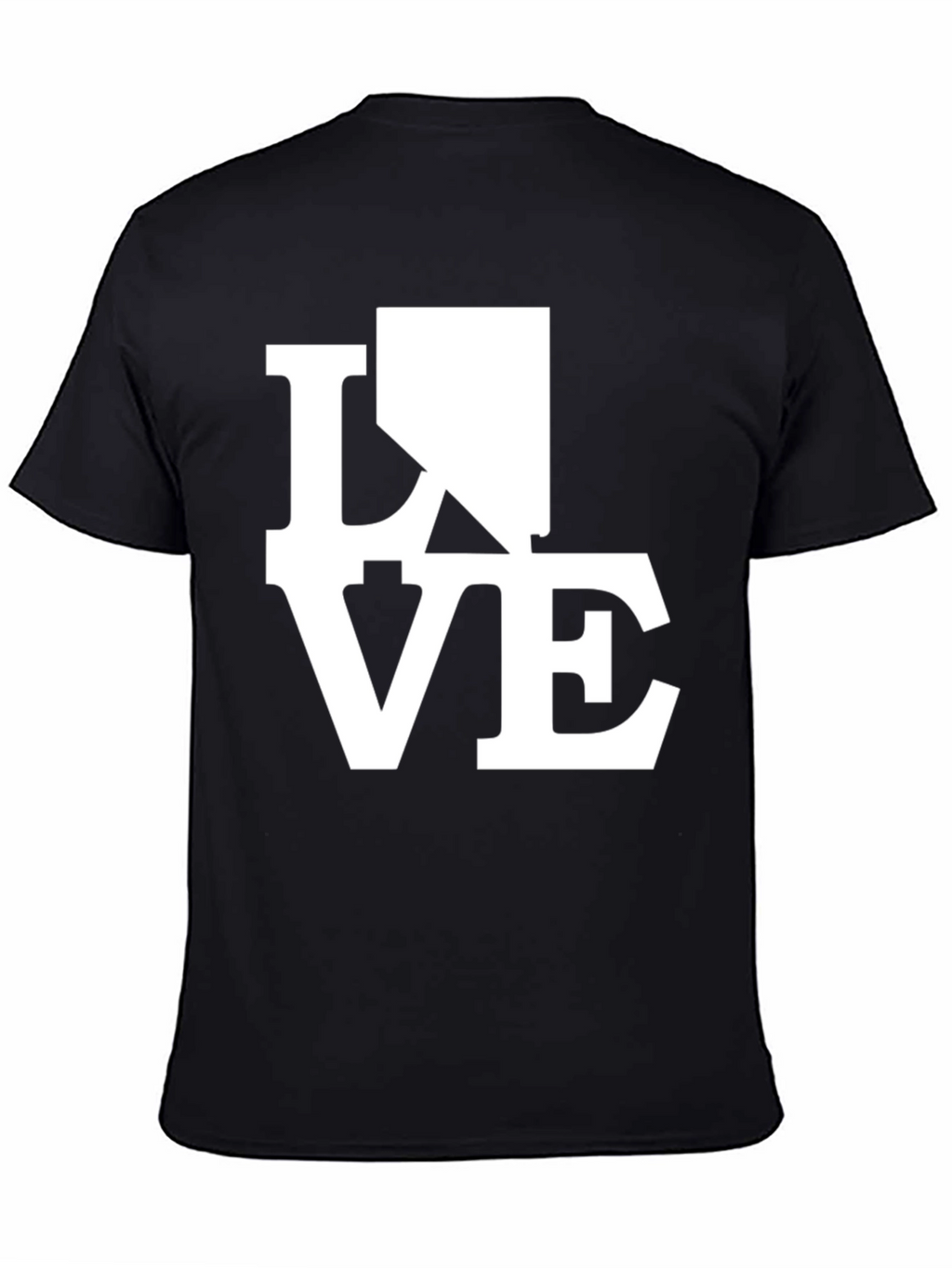 Nevada LOVE State Pride T-Shirt - Black