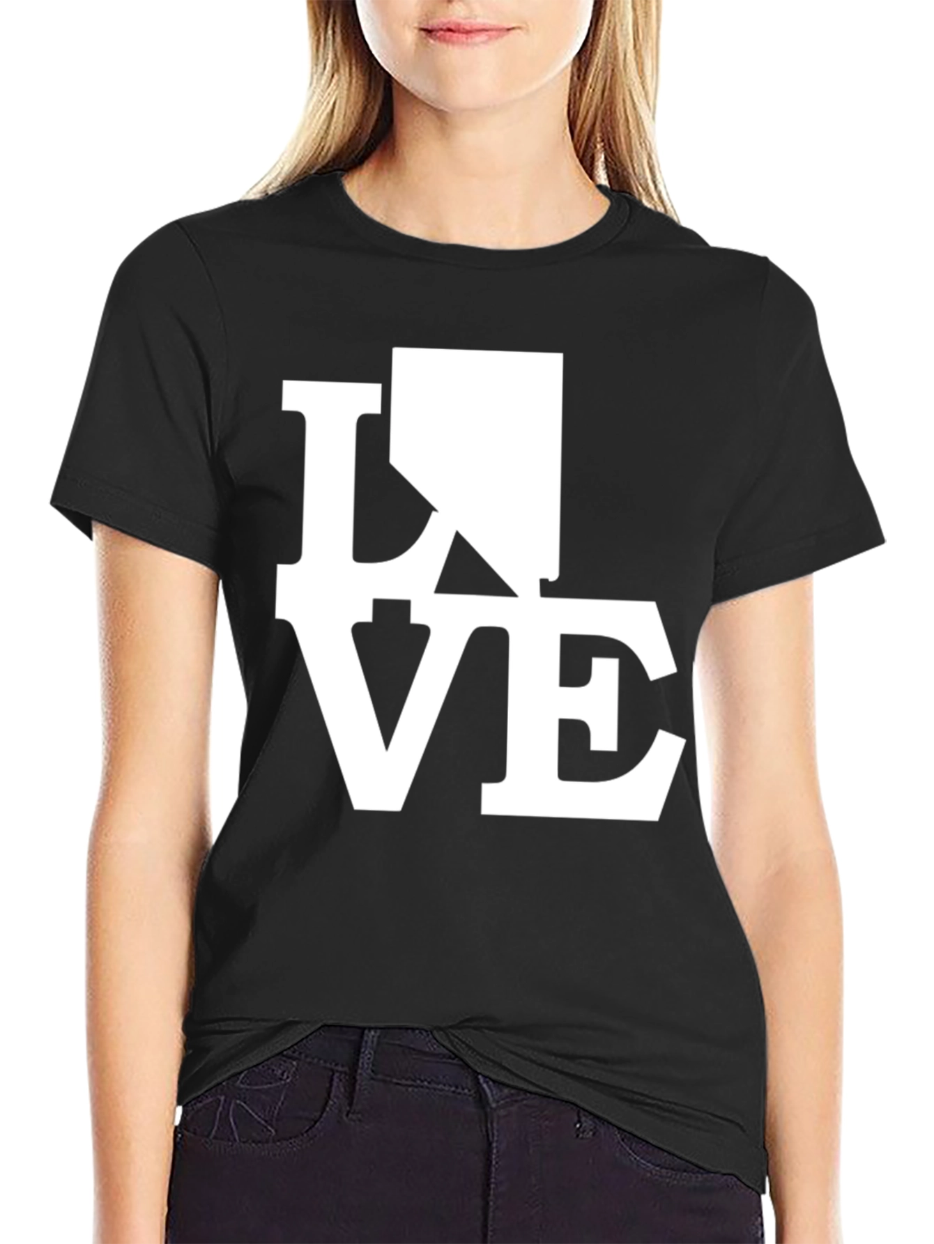 Nevada LOVE State Pride T-Shirt - Black