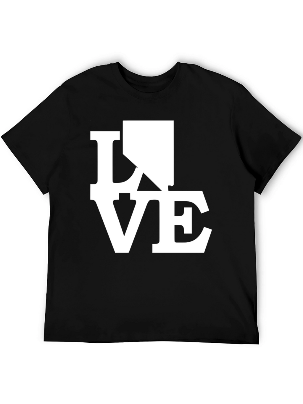 Nevada LOVE State Pride T-Shirt - Black