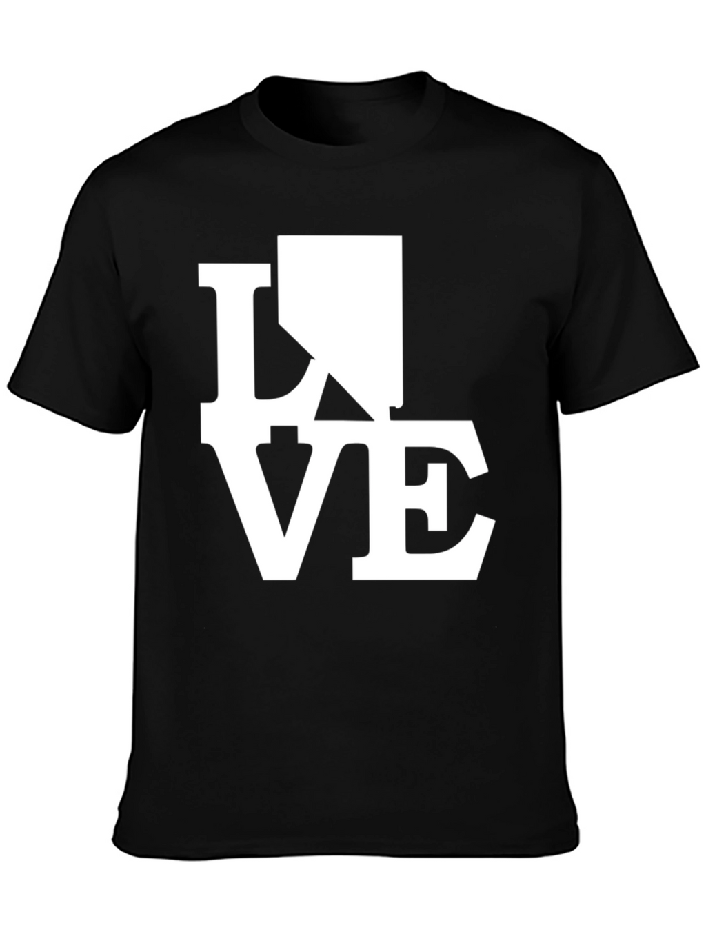Nevada LOVE State Pride T-Shirt - Black