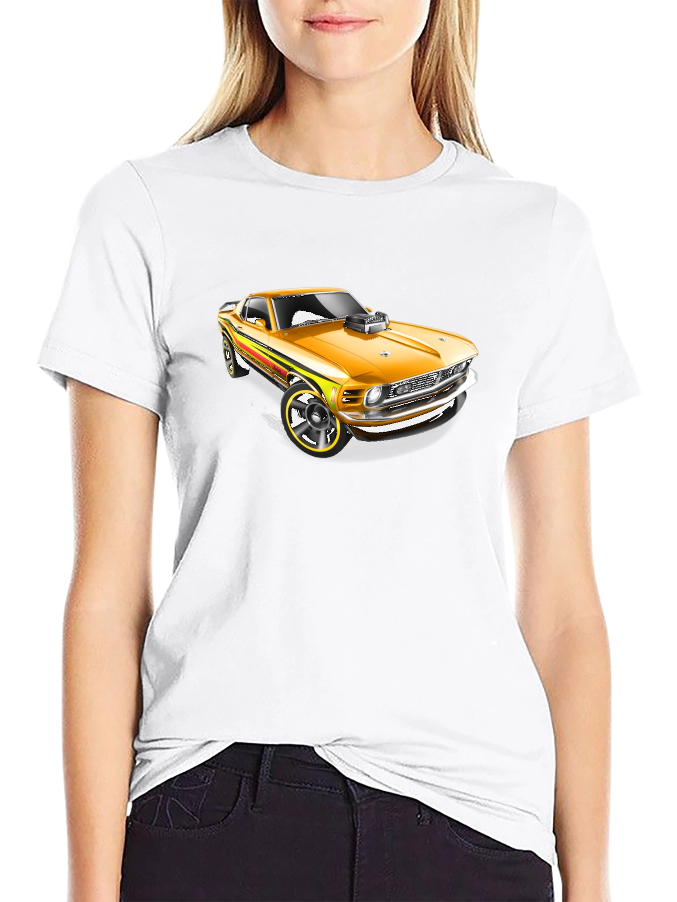 Mustang Muscle Car Graphic T-Shirt