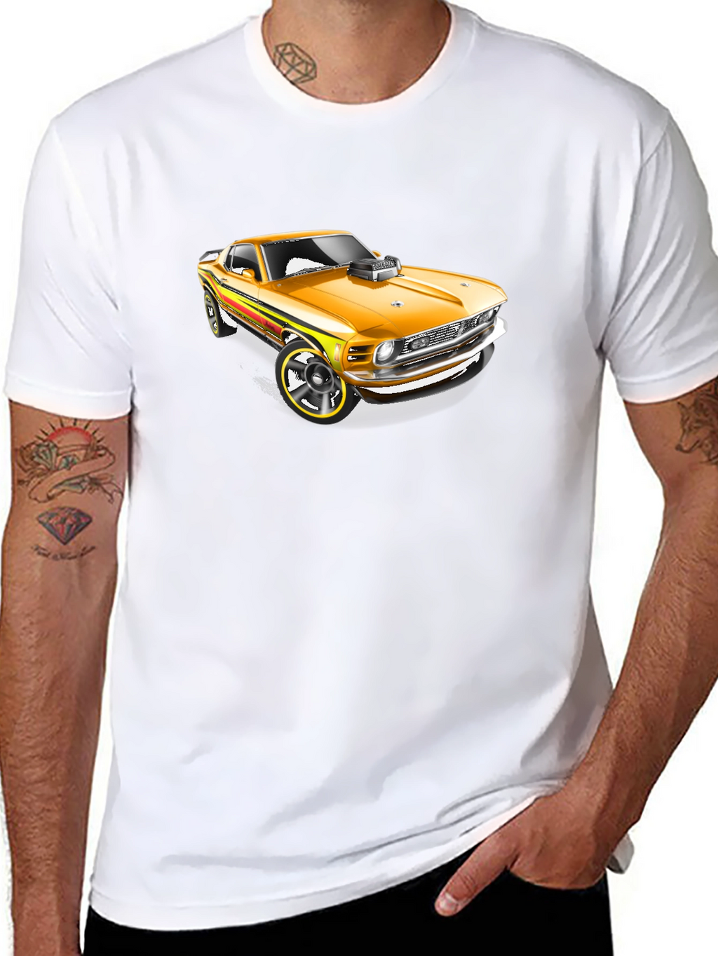 Mustang Muscle Car Graphic T-Shirt