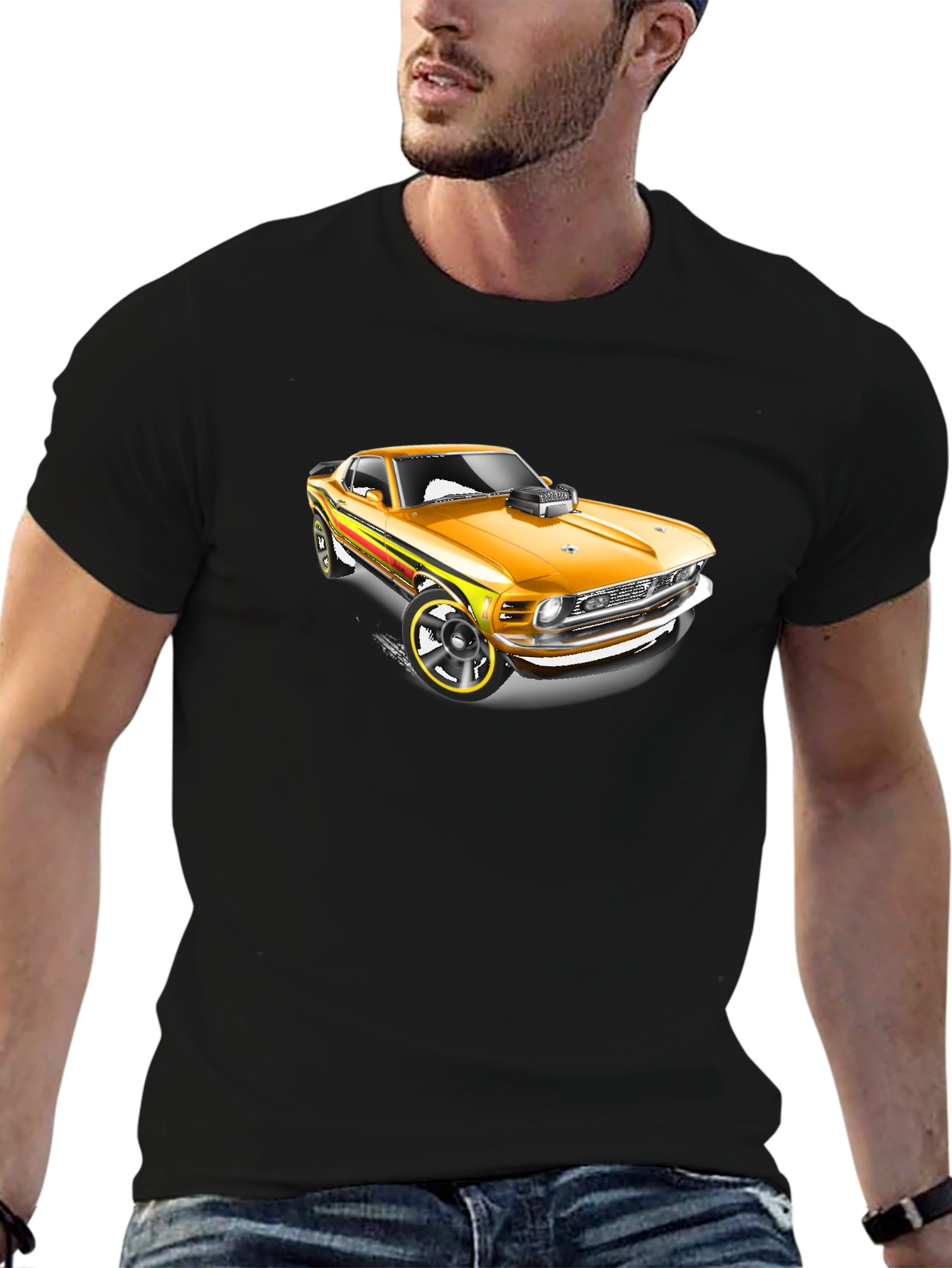 Mustang Muscle Car Graphic T-Shirt