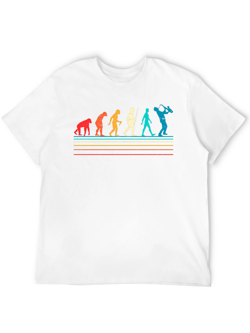Evolution of Saxophone Player T-Shirt