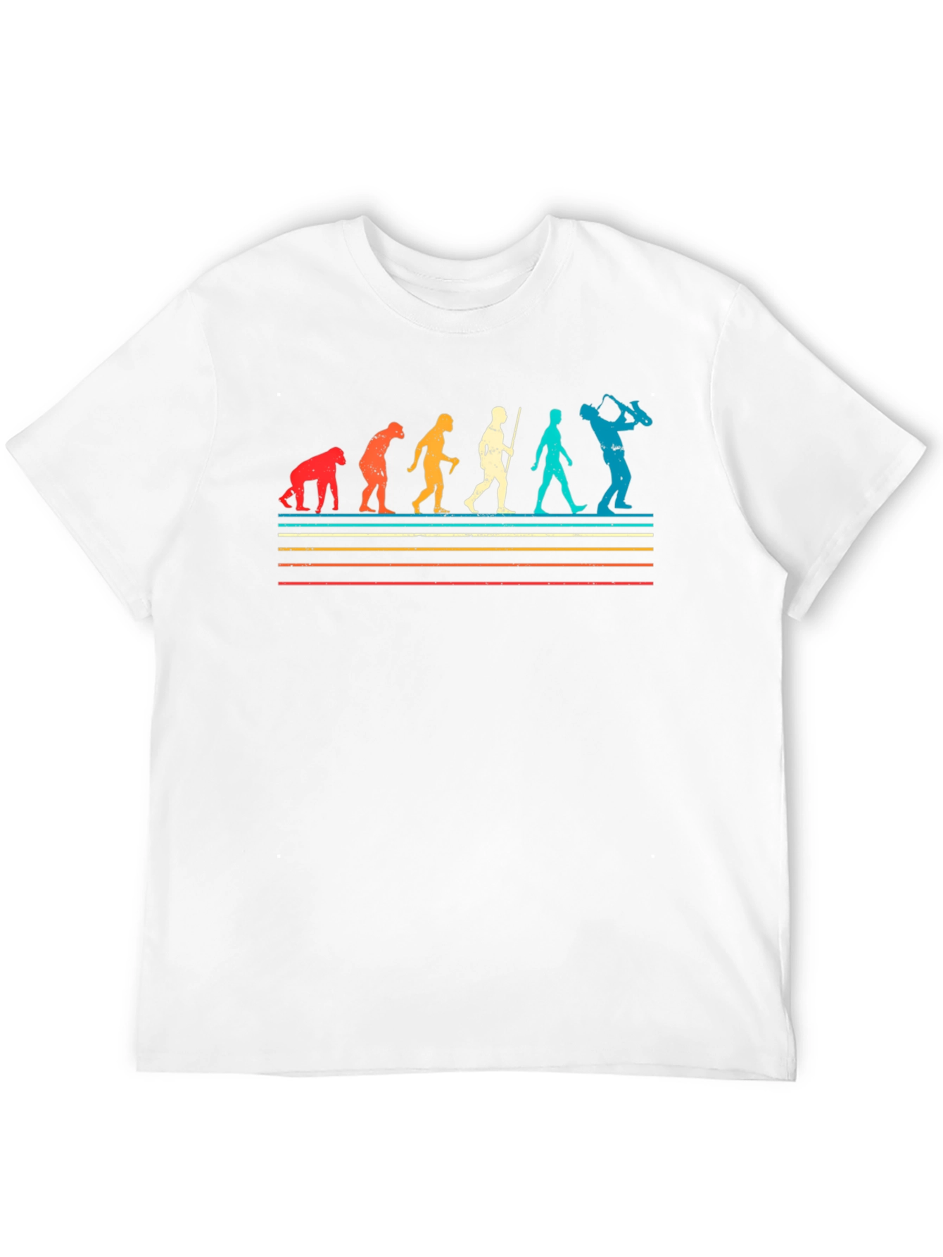 Evolution of Saxophone Player T-Shirt