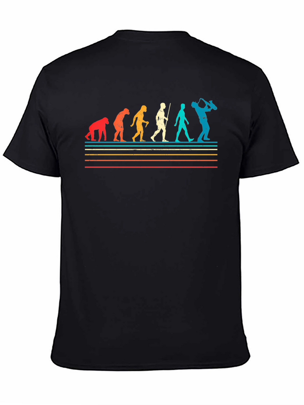 Evolution of Saxophone Player T-Shirt