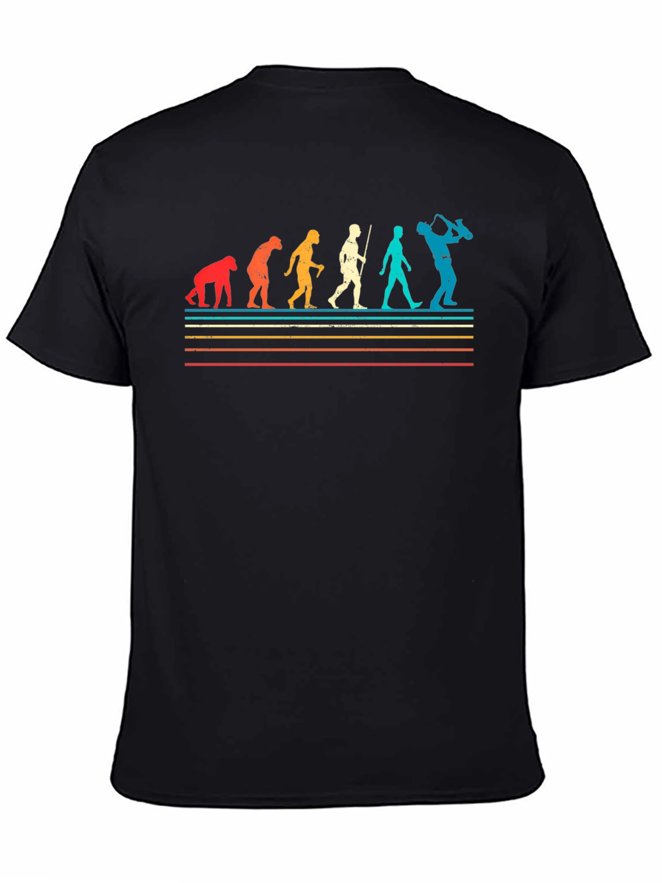 Evolution of Saxophone Player T-Shirt