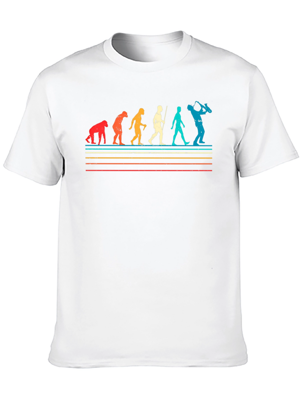 Evolution of Saxophone Player T-Shirt