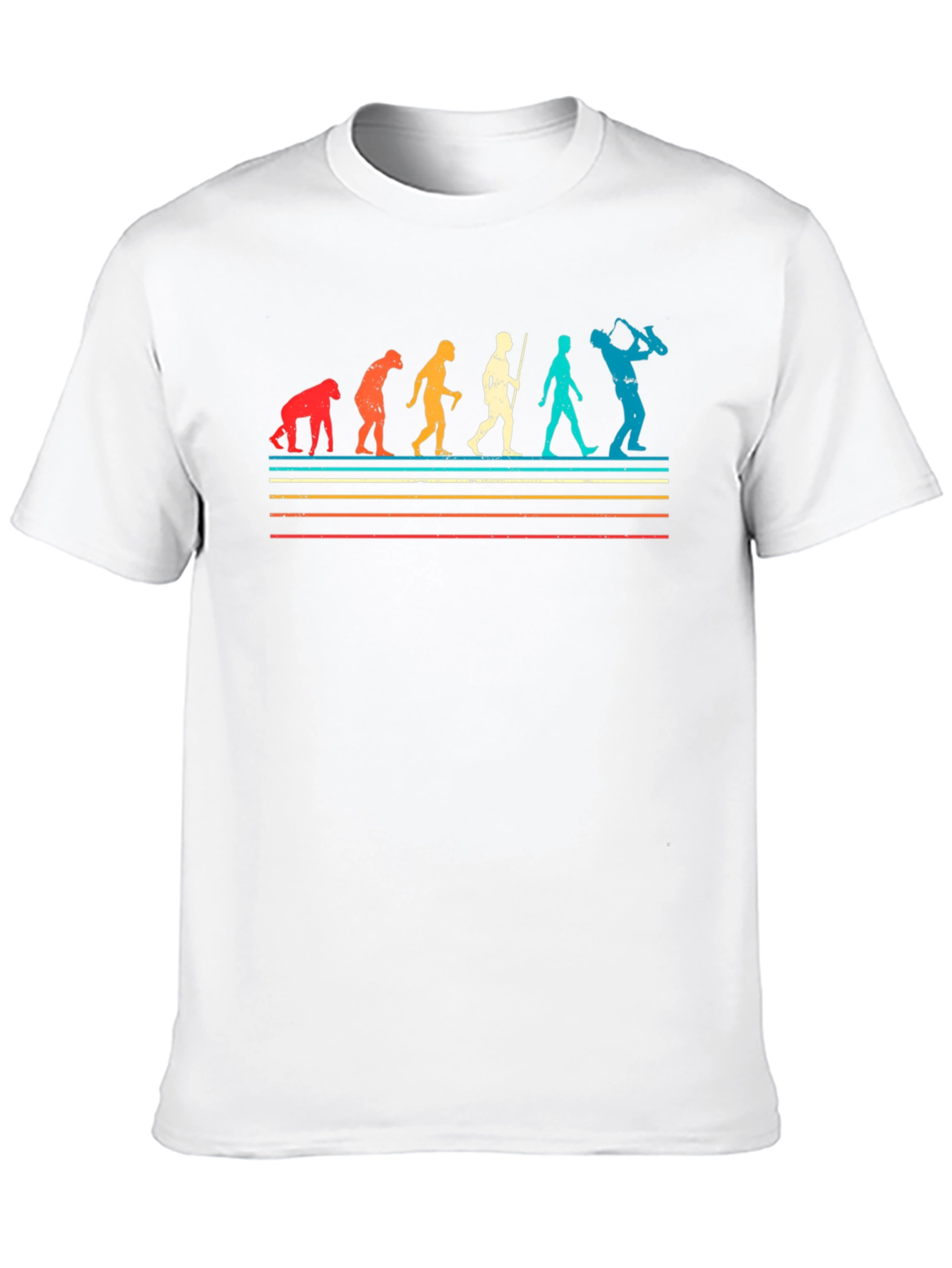 Evolution of Saxophone Player T-Shirt