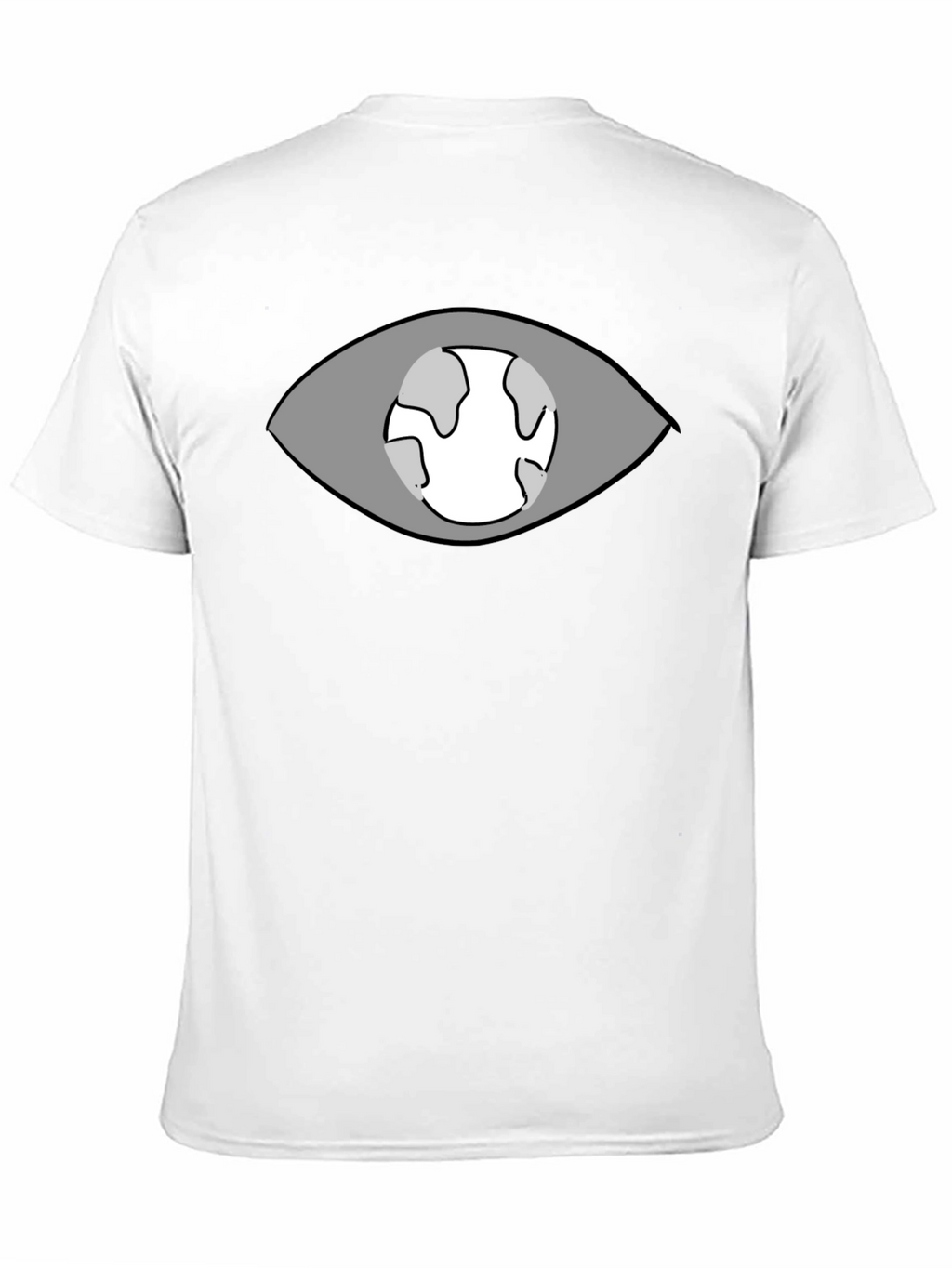 Eye Planet Graphic T-Shirt - Black