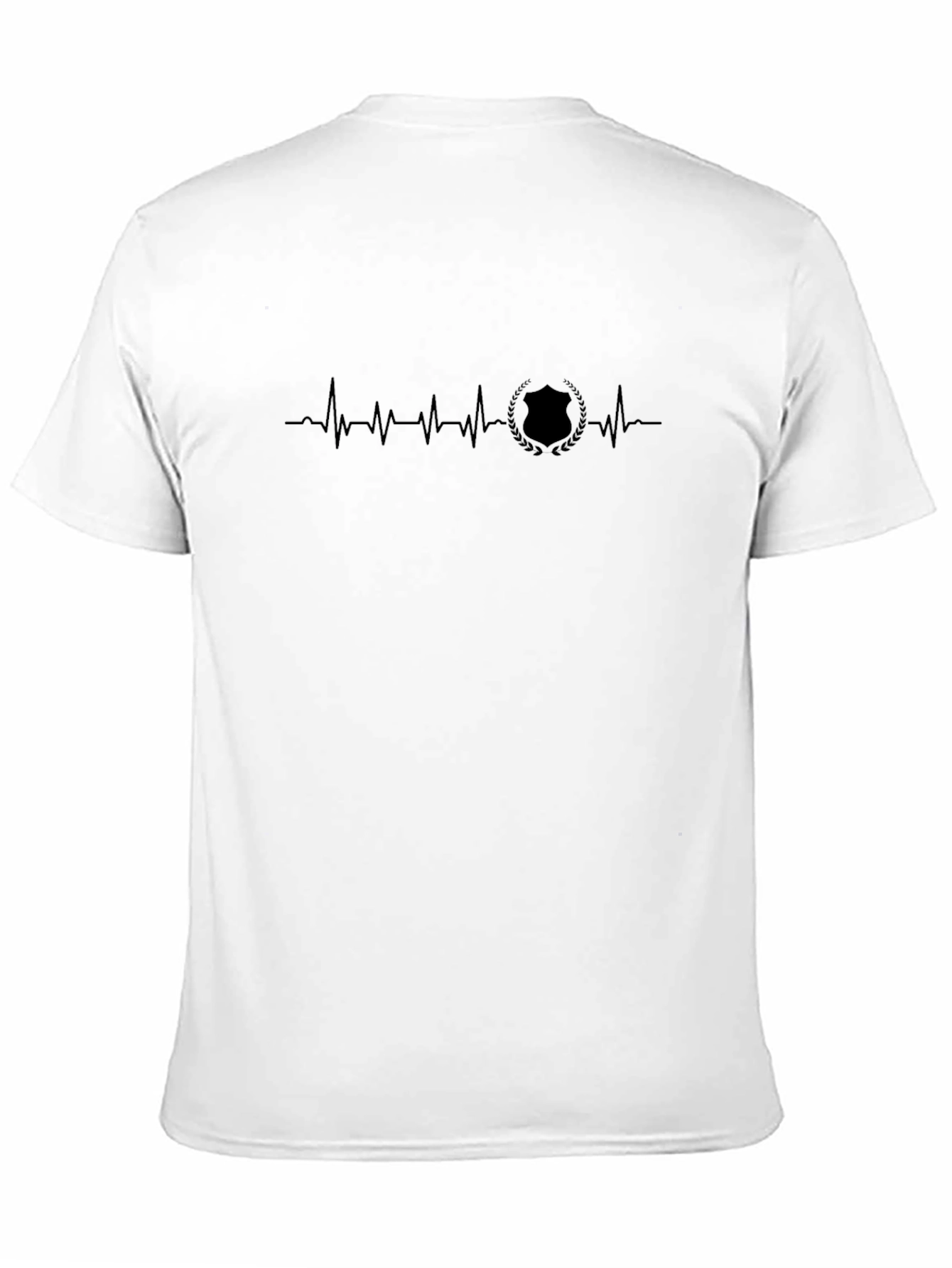 Heartbeat Shield Graphic Tee - Black