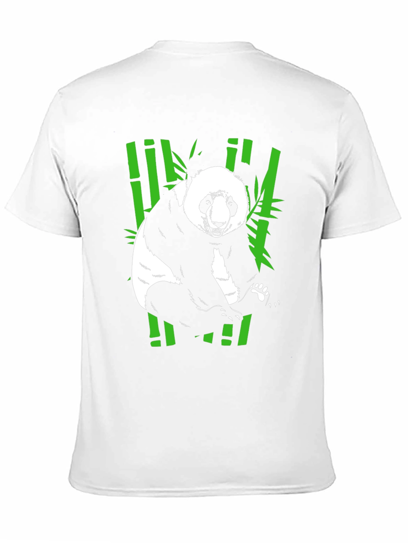 Panda Bamboo T-Shirt - Black Graphic Tee