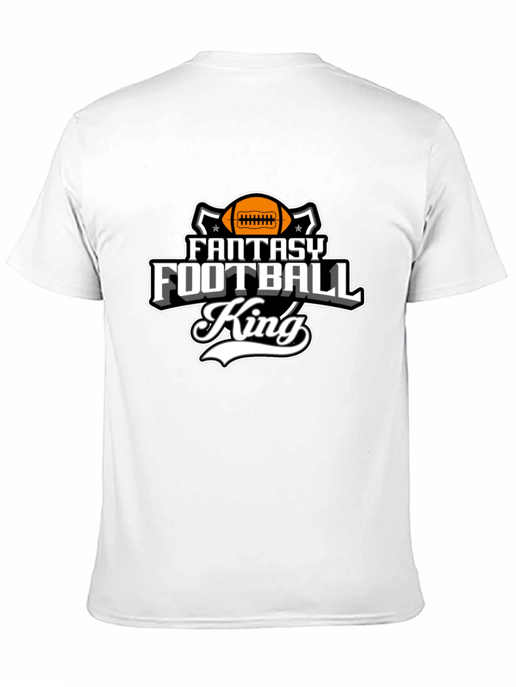 Fantasy Football King Black T-Shirt