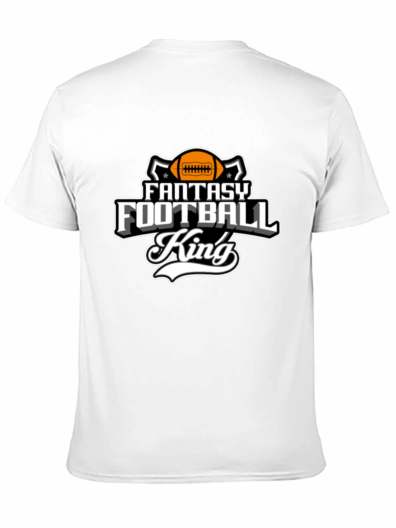 Fantasy Football King Black T-Shirt