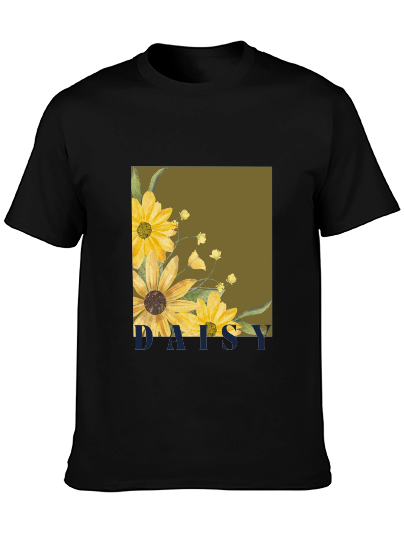 Daisy Graphic Tee - Stylish Floral Print T-Shirt