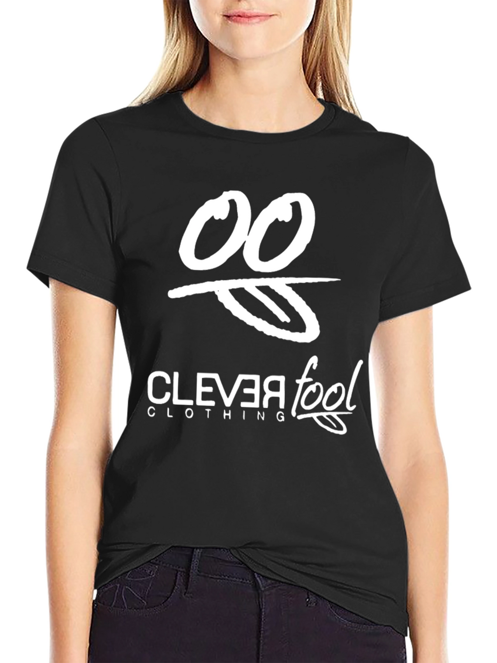 Clever Fool Clothing Black Graphic T-Shirt